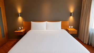 Premium bedding, down duvets, memory-foam beds, minibar