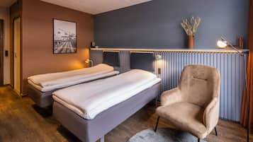 Standard Room, 2 Twin Beds | Hypo-allergenic bedding, desk, laptop workspace, blackout drapes