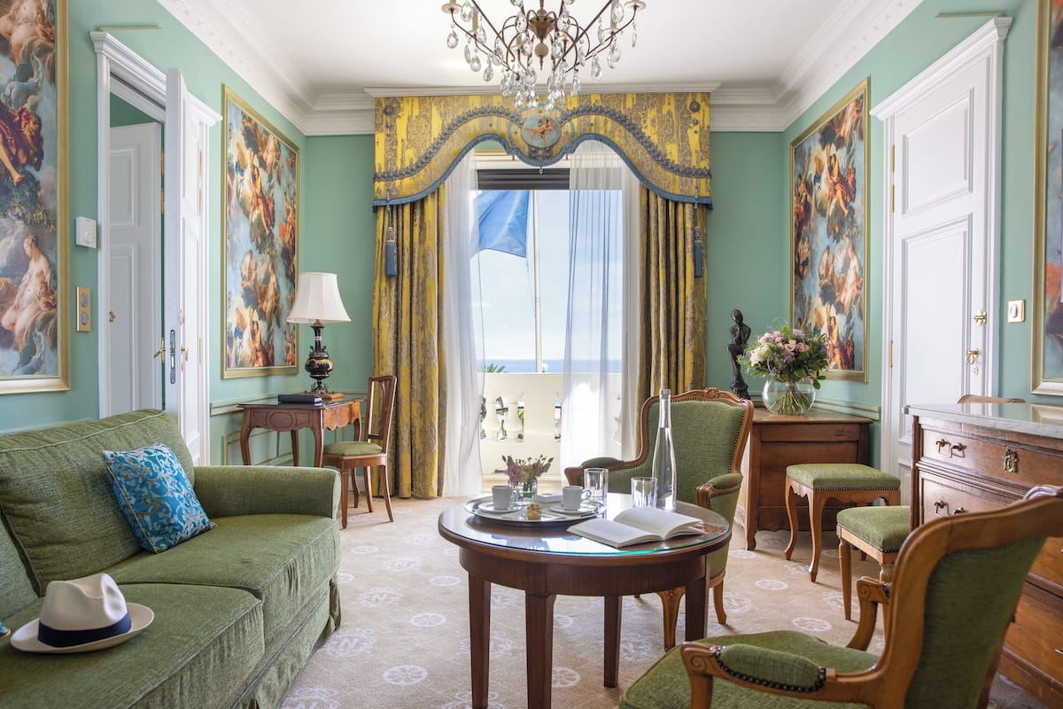 Suite, Meerblick | 1 Schlafzimmer, Bettwäsche aus ägyptischer Baumwolle