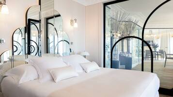 Panoramic Suite, 1 Bedroom, 2 Bathrooms, Sea View | Egyptian cotton sheets, premium bedding, minibar, in-room safe