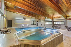 Indoor pool, outdoor pool