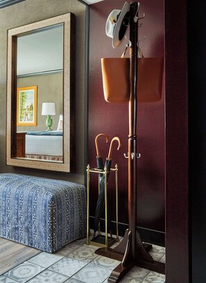 Premium bedding, down comforters, in-room safe, desk