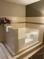 Desk, laptop workspace, iron/ironing board, free cribs/infant beds