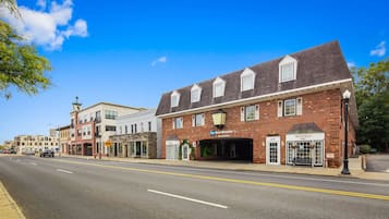 Stroll through the charming streets of Westfield, surrounded by historic buildings like the Best Western Westfield Inn.