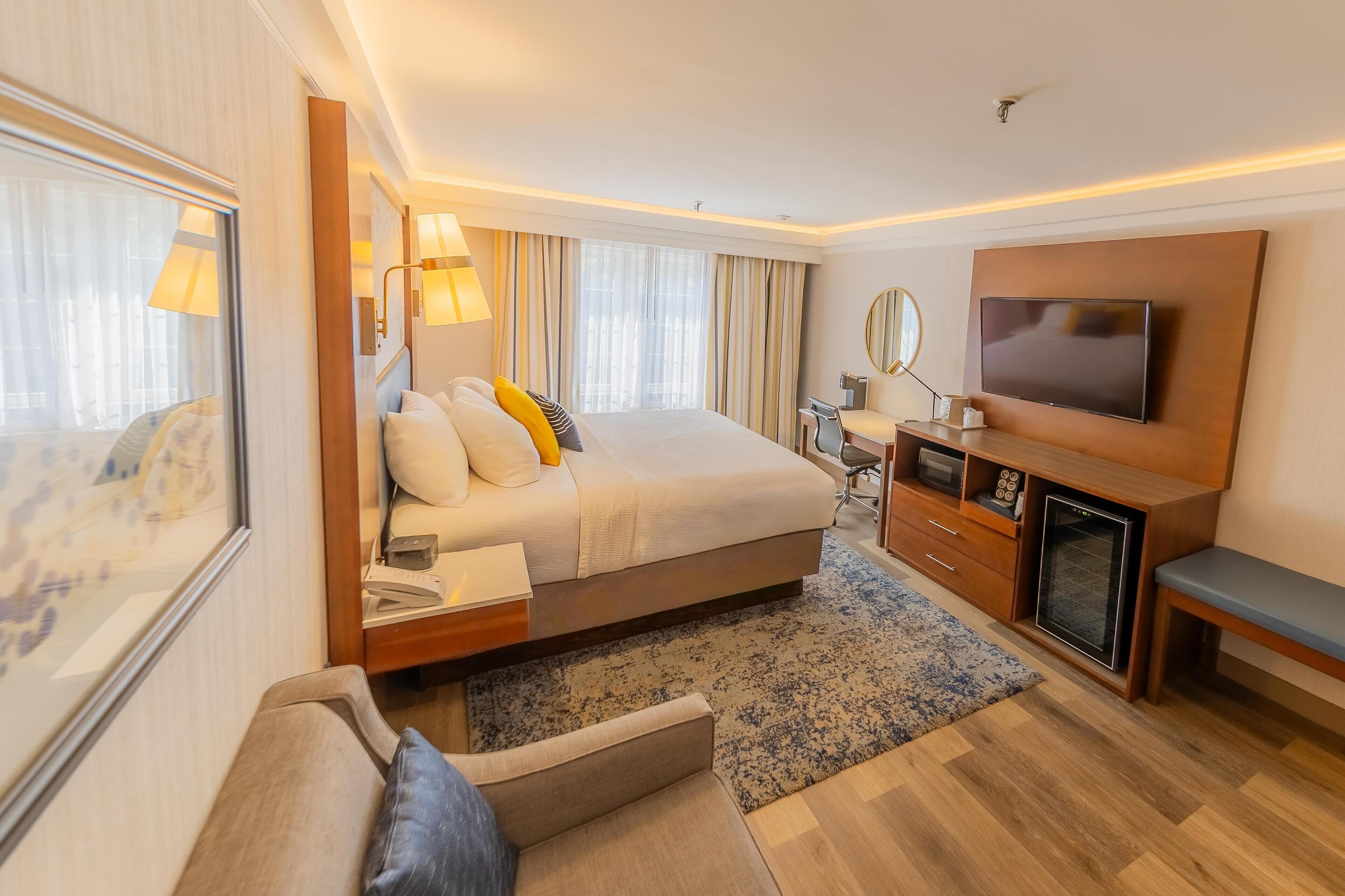 Standard Room, 1 King Bed, Non Smoking, Refrigerator & Microwave (with Sofabed)