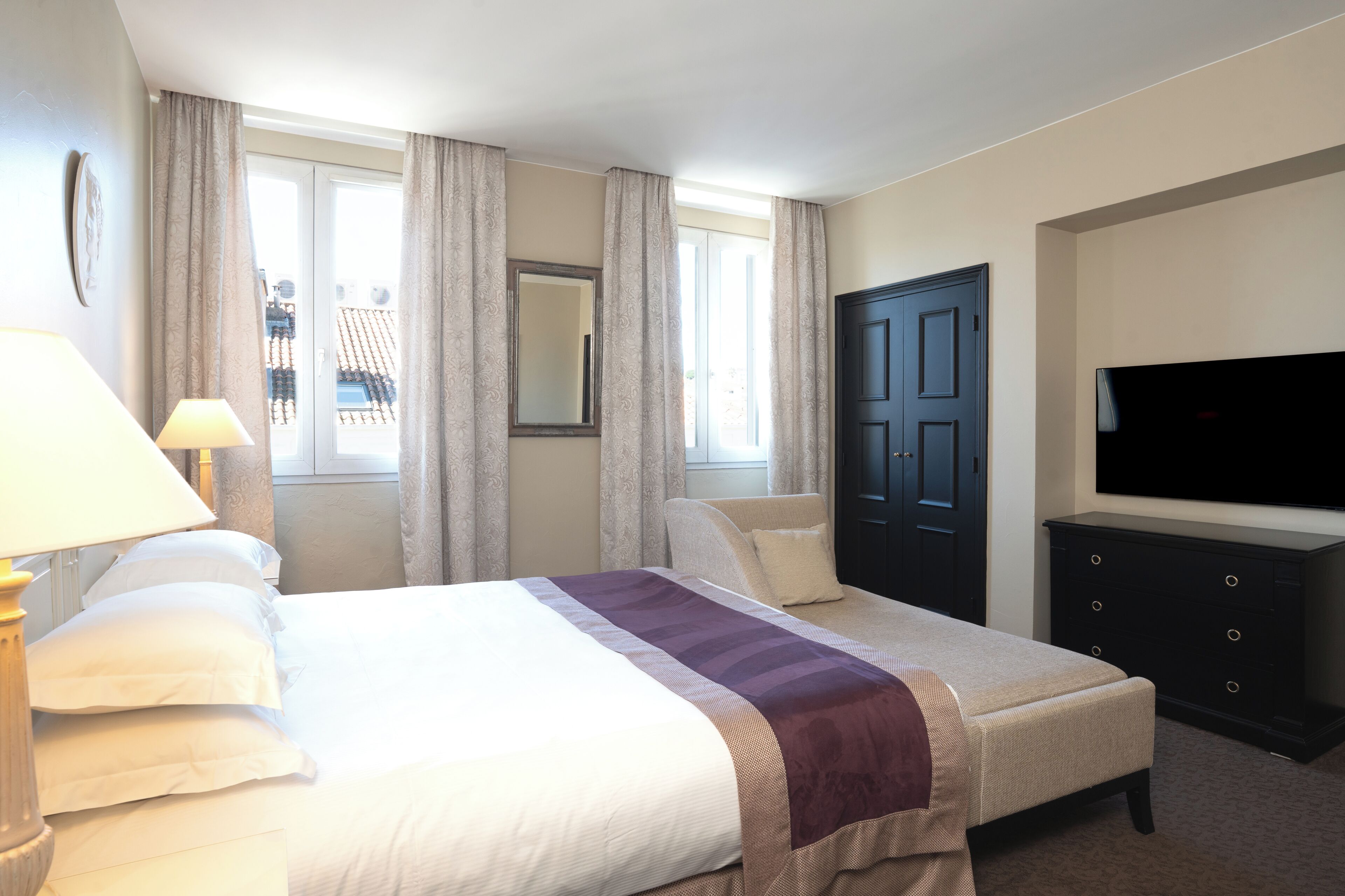 Habitación doble Deluxe | Ropa de cama de alta calidad y minibar 