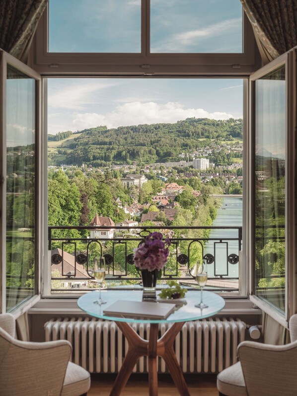 Balcony view - Bellevue Palace Hotel (Bern)