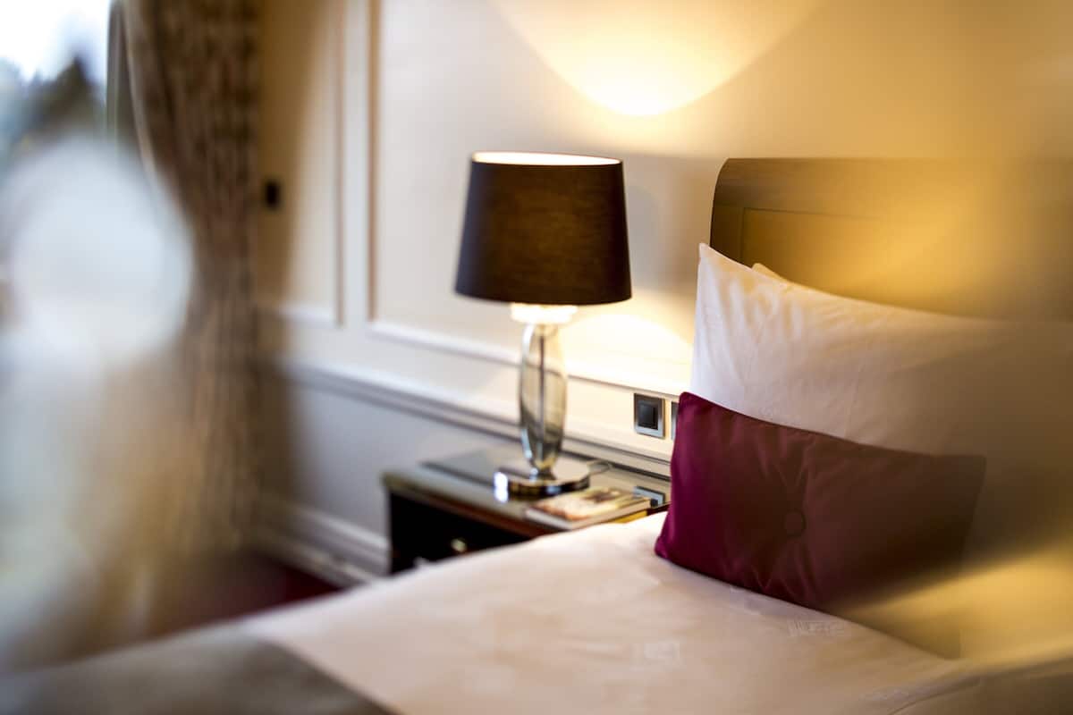 Ropa de cama de alta calidad, edredón y minibar