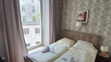 Habitación estándar doble | Tabla de planchar con plancha, cunas gratuitas, wifi