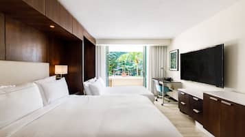 Deluxe Room, Multiple Beds, Balcony | Premium bedding, in-room safe, blackout curtains, soundproofing