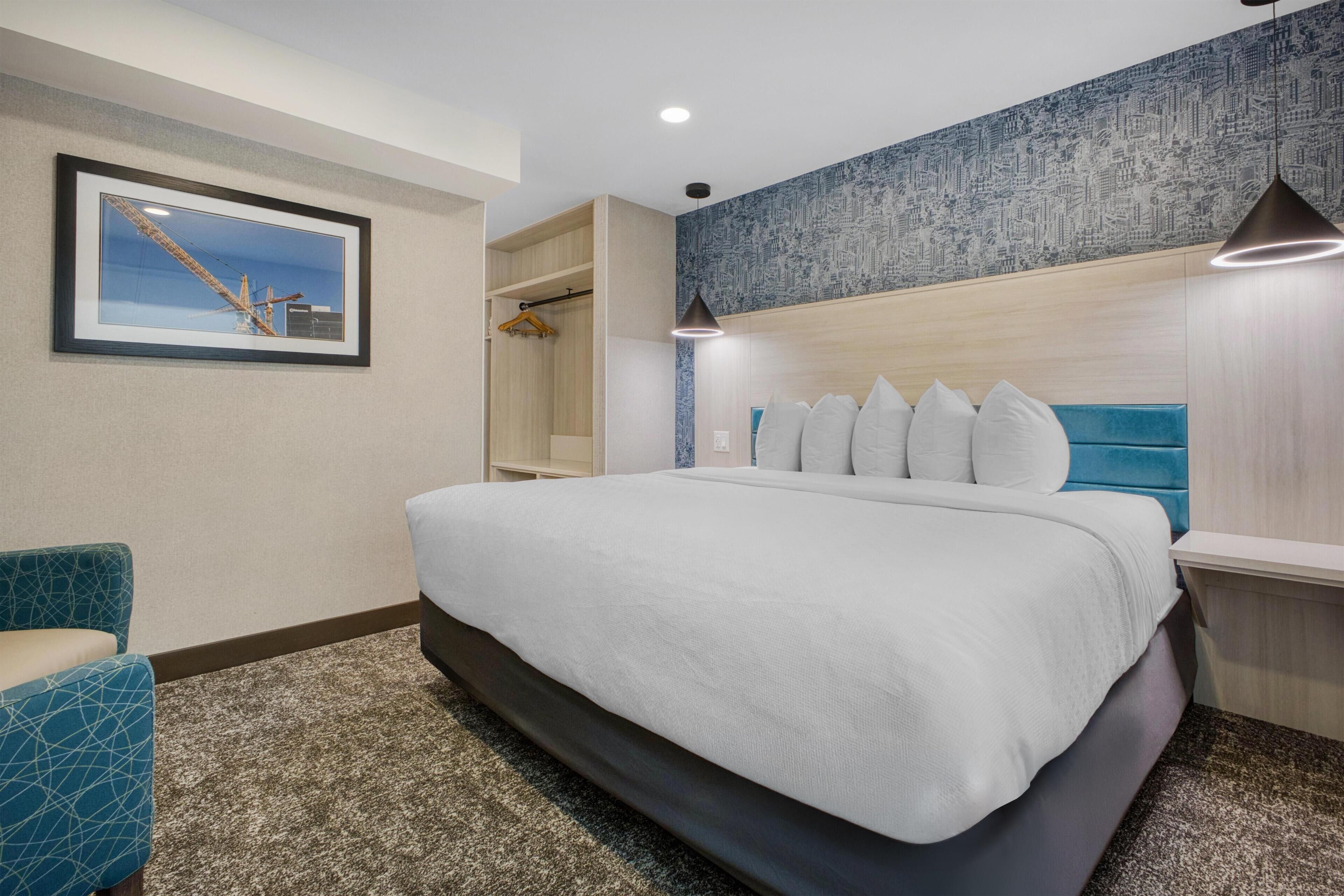 Ropa de cama de alta calidad y escritorio 