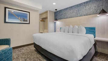 Ropa de cama de alta calidad y escritorio