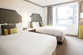 Egyptian cotton sheets, premium bedding, down comforters, pillowtop beds at InterContinental Chicago Magnificent Mile, an IHG Hotel