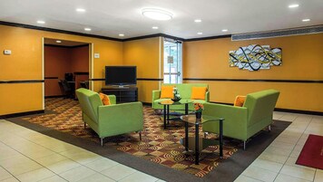 Sitteområde i lobbyen