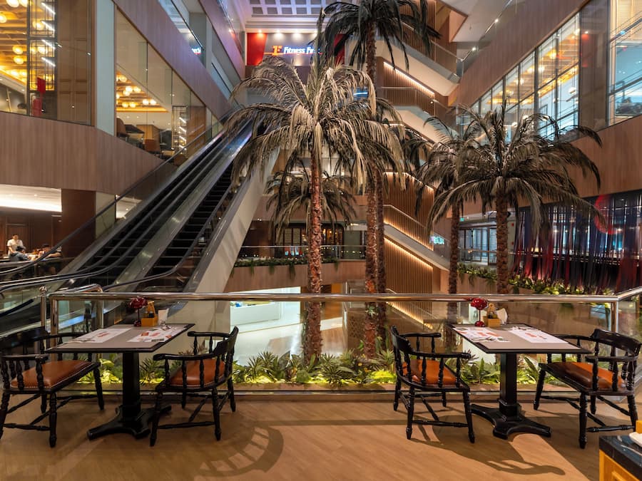 4 restauranter, frokost serveres