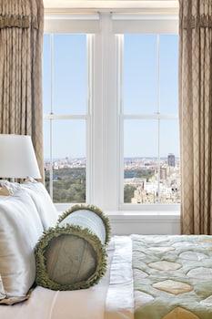 Premium bedding, pillowtop beds, minibar, in-room safe at The Pierre, A Taj Hotel, New York