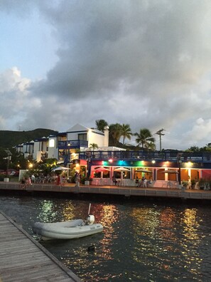Front of property – evening/night