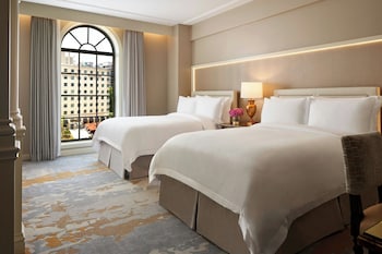 Superior Room, 2 Double Beds (View) | Premium bedding, minibar, in-room safe, desk at The St. Regis Washington, D.C.