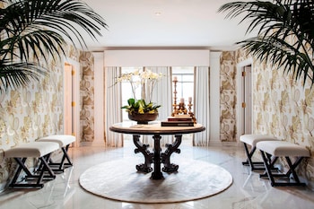 Presidential Suite, 1 Bedroom | Premium bedding, minibar, in-room safe, desk at The St. Regis Washington, D.C.