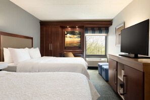 Room, 2 Queen Beds, Non Smoking | Hypo-allergenic bedding, individually furnished, desk
