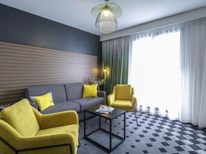 Junior Suite, 1 Double Bed with Sofa bed, Balcony