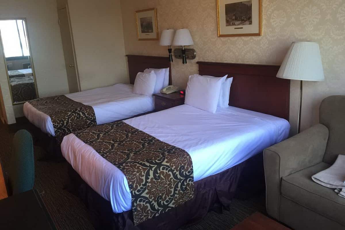 In-room safe, desk, laptop workspace, blackout curtains