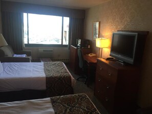 In-room safe, desk, laptop workspace, blackout drapes