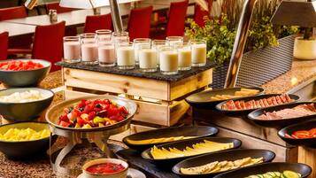 Daily buffet breakfast for a fee