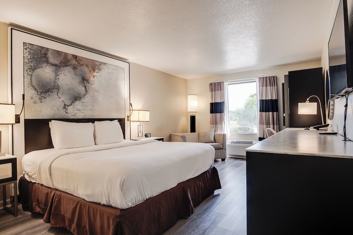 Standard King Accessible/Non-Smoking | Pillowtop beds, desk, blackout drapes, iron/ironing board