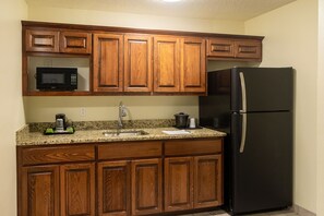 Pillow-top beds, desk, blackout curtains, iron/ironing board