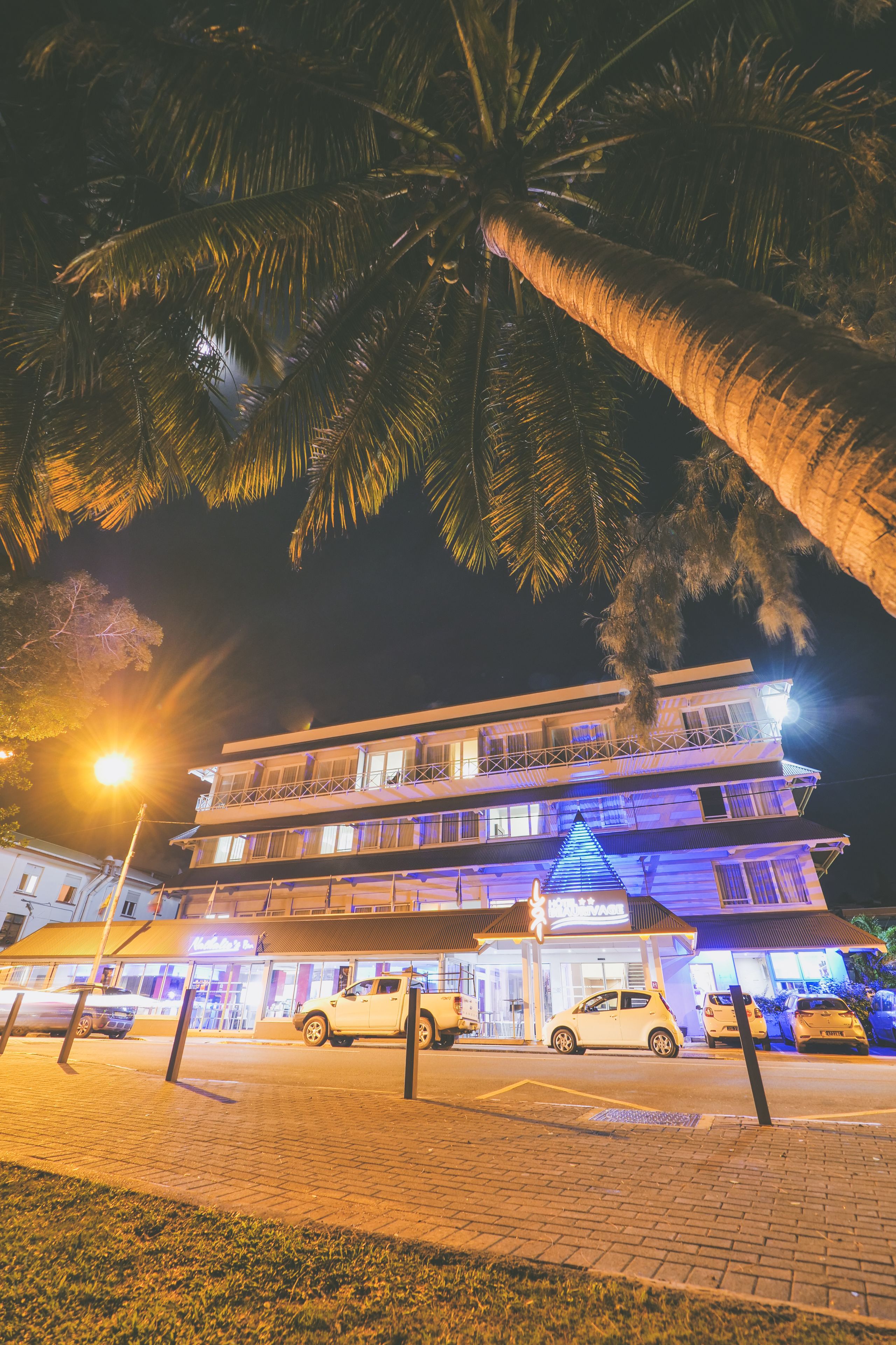 front of property – evening/night