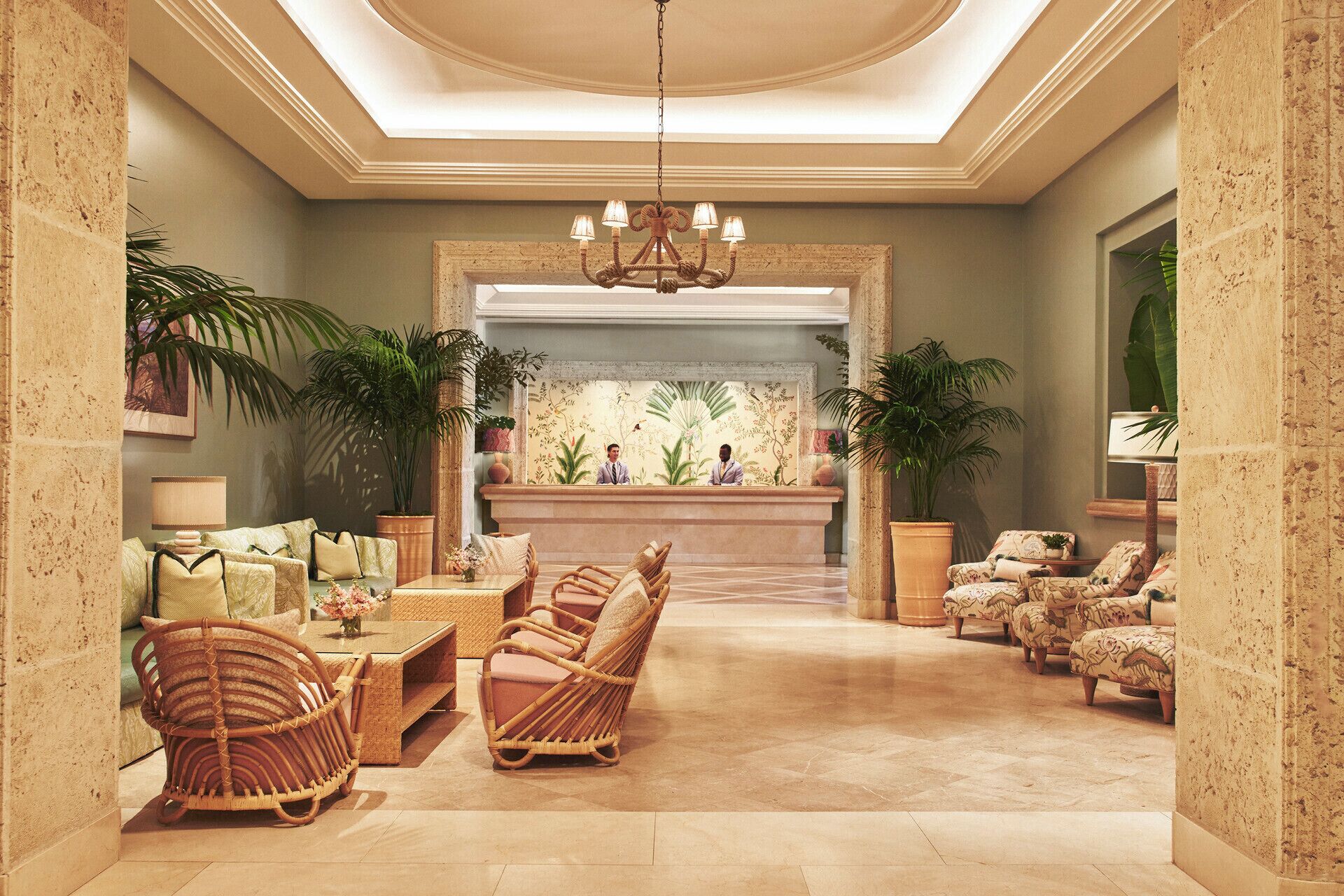 Lobby sitting area