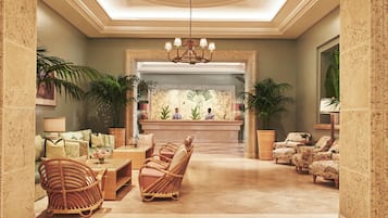 Lobby sitting area