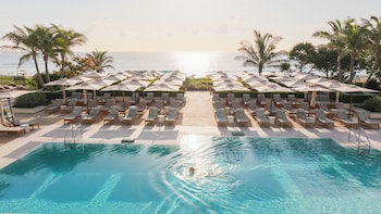 2 outdoor pools, sun loungers at Four Seasons Resort Palm Beach