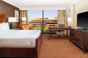 Premium bedding, down duvets, pillow-top beds, in-room safe