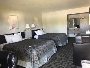 Room, 2 Queen Beds, Smoking | Egyptian cotton sheets, premium bedding, pillowtop beds, in-room safe