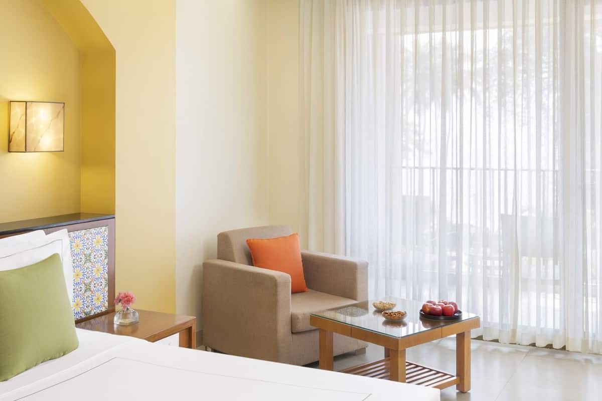 Habitación de lujo, 2 camas individuales, vista al jardín | Ropa de cama de alta calidad, camas con efecto memoria y minibar