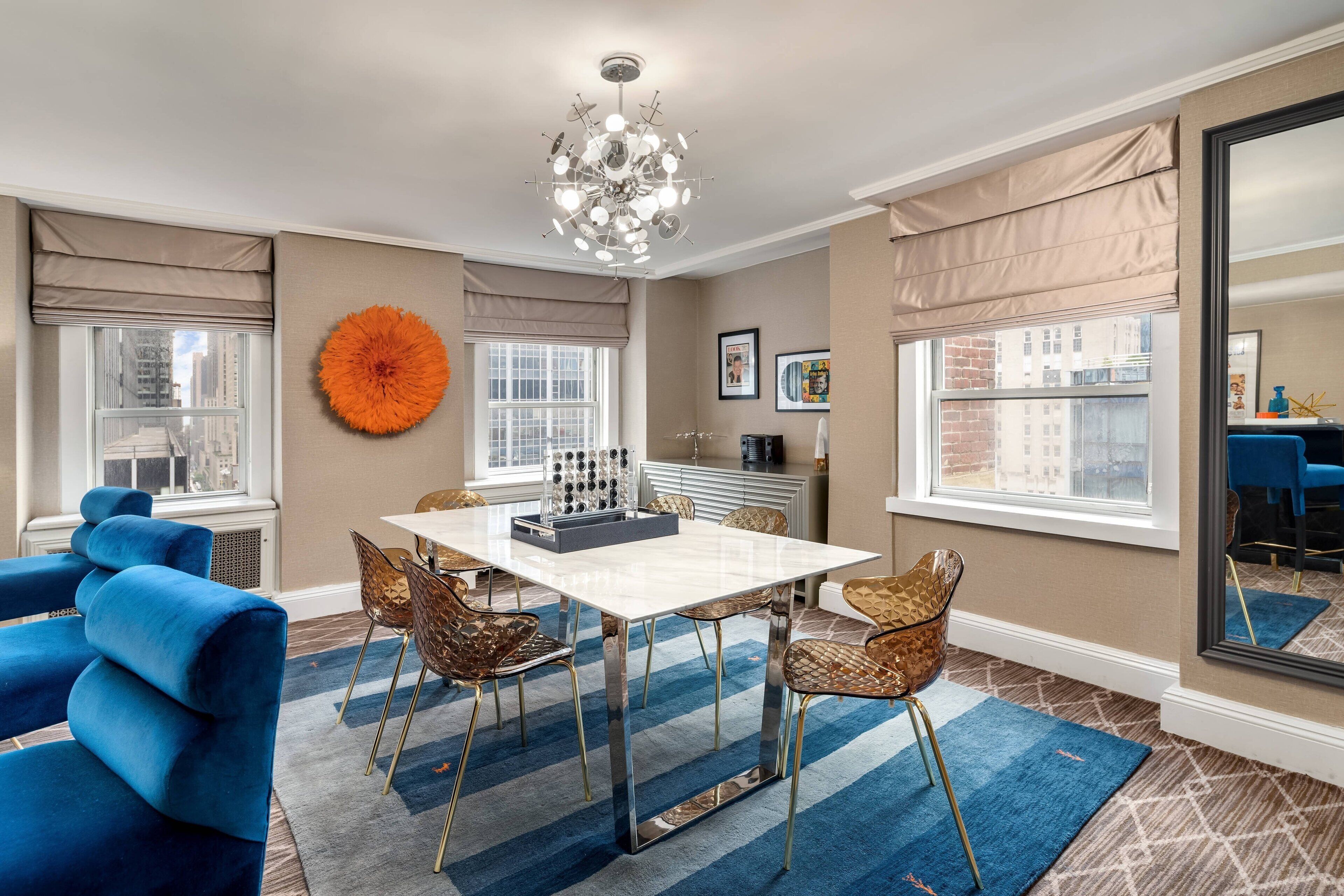 suite, 1 bedroom | in-room safe, desk, laptop workspace, blackout curtains