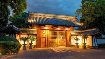 Entrée de l’hébergement