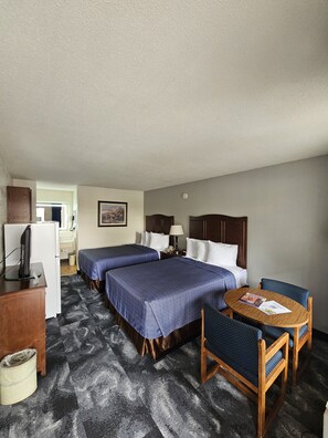 Standard Room, 2 Double Beds, Non Smoking | Desk, blackout drapes, iron/ironing board, free WiFi - Bluegrass Extended Stay Hotel (Lexington)