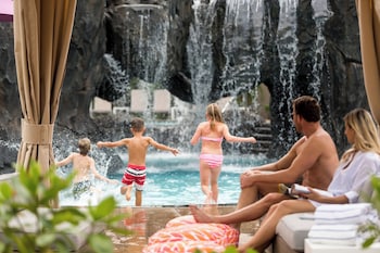 4 outdoor pools, pool umbrellas, sun loungers at Wailea Beach Resort - Marriott, Maui