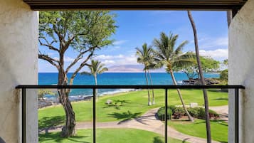 Suite, 1 Bedroom, Balcony, Oceanfront | 1 bedroom, in-room safe, desk, iron/ironing board