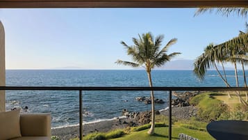 Room, 2 Queen Beds, Balcony, Oceanfront (Oceanfront) | 1 bedroom, in-room safe, desk, iron/ironing board