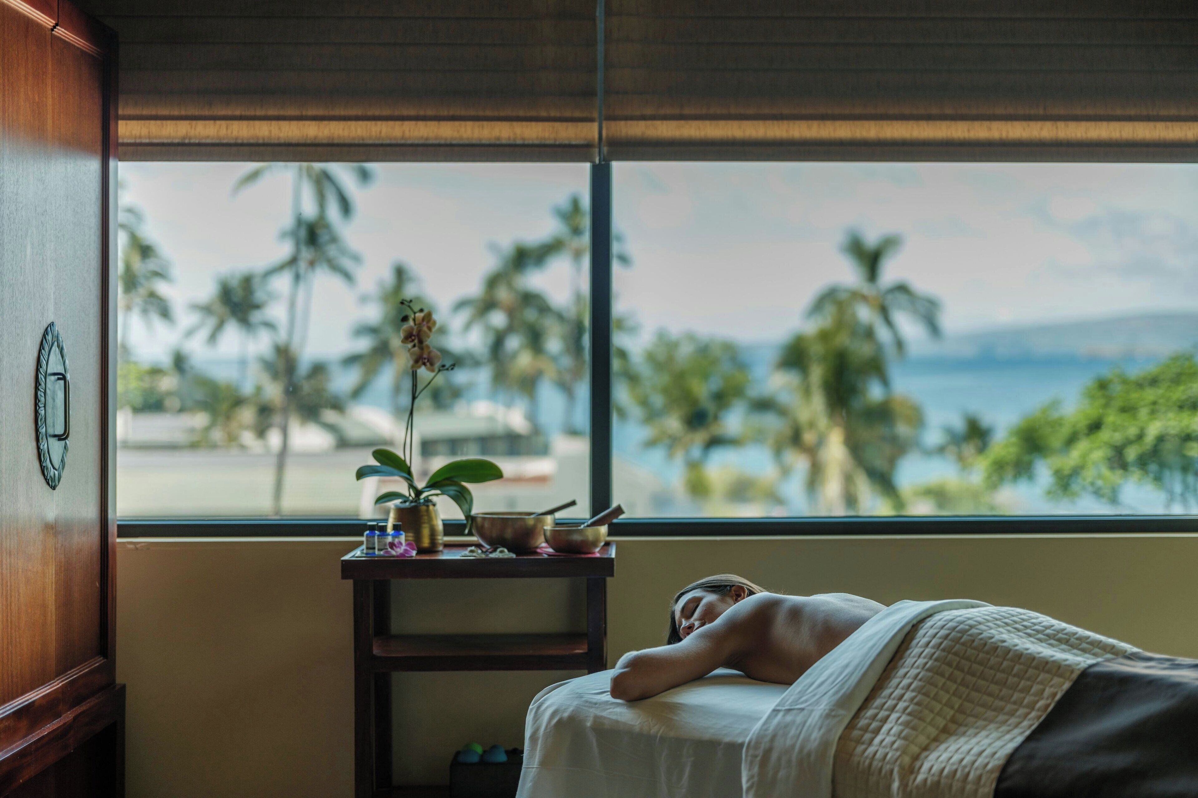 Body treatments, hydrotherapy, aromatherapy, body wraps, body scrubs