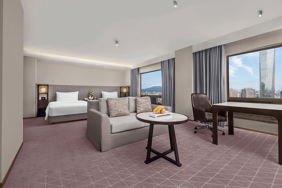 Executive Twin kamer | 1 slaapkamer, luxe beddengoed, donzen dekbedden, een minibar