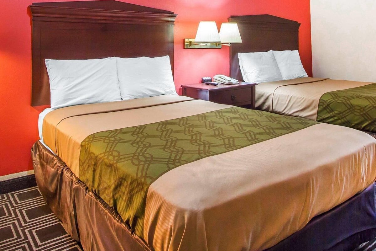 Room, 2 Double Beds, Accessible, Smoking | Desk, free rollaway beds, free WiFi, bed sheets