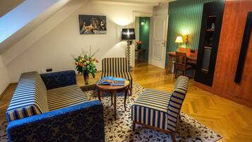 Suite, 1 Double Bed (Bidermeier) | Premium bedding, minibar, in-room safe, desk