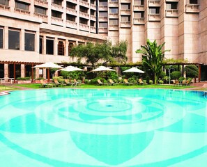 Outdoor pool, open 8:30 AM to 6:30 PM, sun loungers