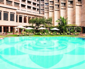 Outdoor pool, open 8:30 AM to 6:30 PM, sun loungers