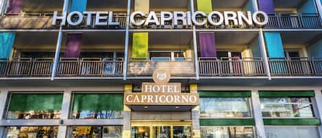 Majoituspaikan julkisivu